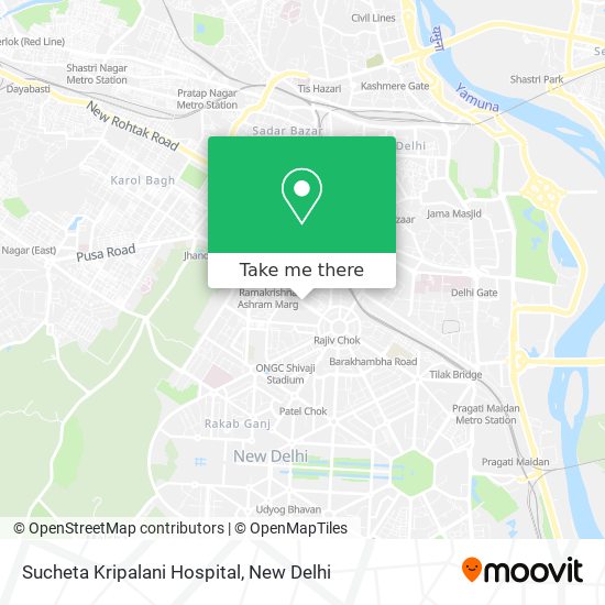 Sucheta Kripalani Hospital map