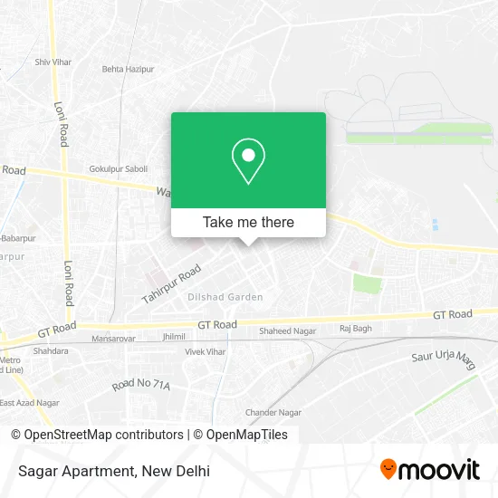 Sagar Apartment map