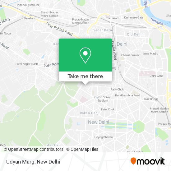 Udyan Marg map