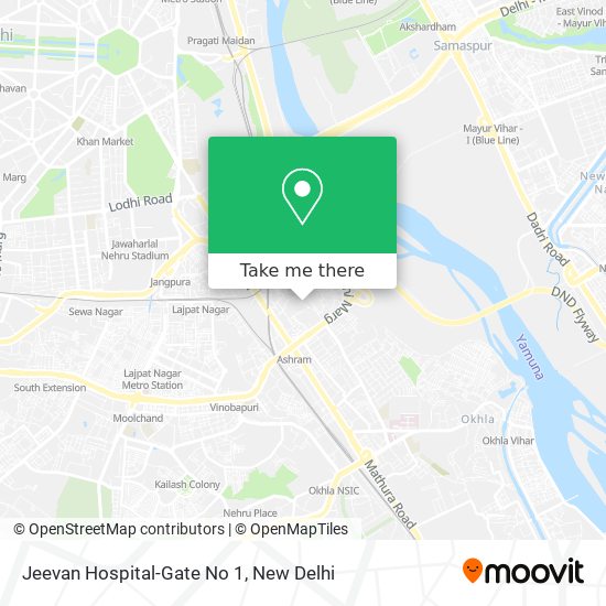 Jeevan Hospital-Gate No 1 map