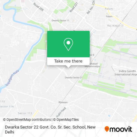 Dwarka Sector 22 Govt. Co. Sr. Sec. School map