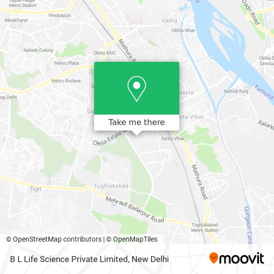 B L Life Science Private Limited map