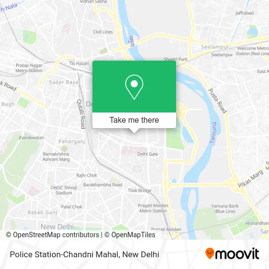 Police Station-Chandni Mahal map