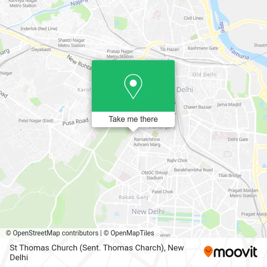 St Thomas Church (Sent. Thomas Charch) map
