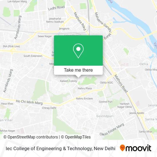 Iec College of Engineering & Technology map
