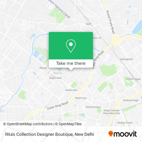 Rita's Collection Designer Boutique map