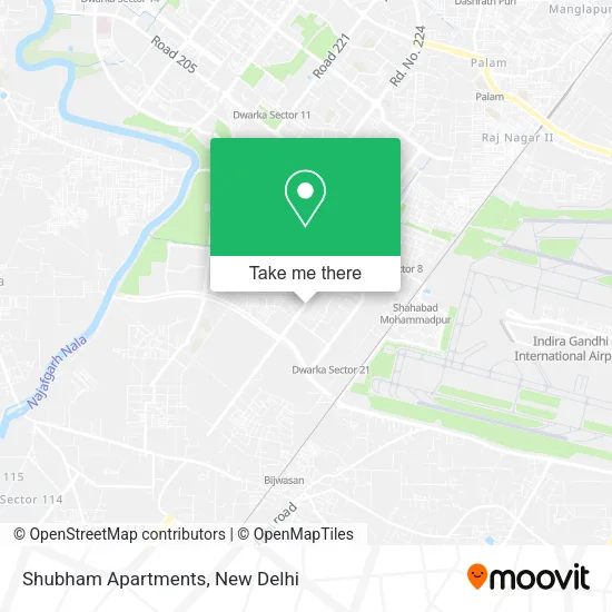 Shubham Apartments map