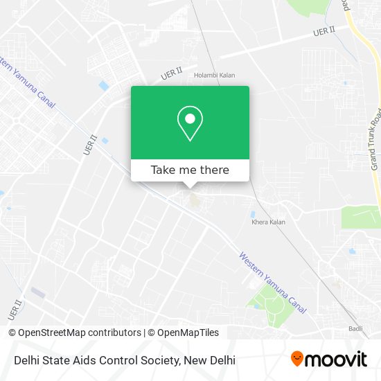 Delhi State Aids Control Society map