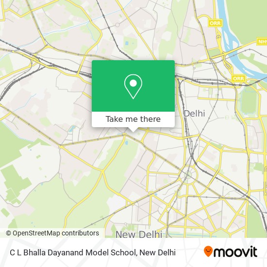 C L Bhalla Dayanand Model School map