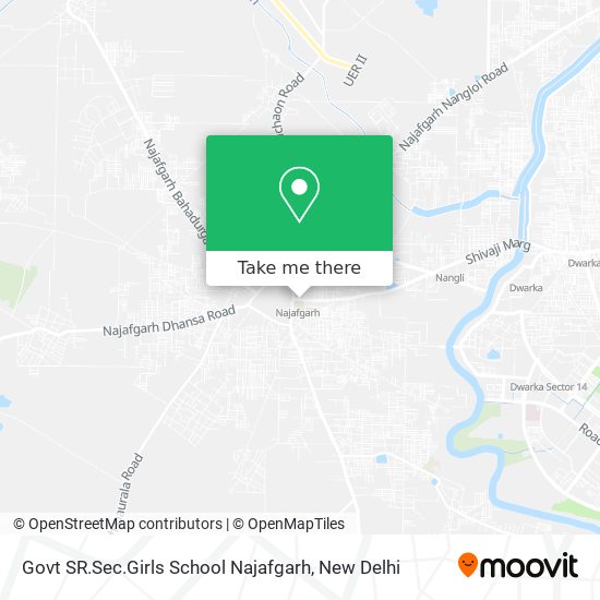 Govt SR.Sec.Girls School Najafgarh map