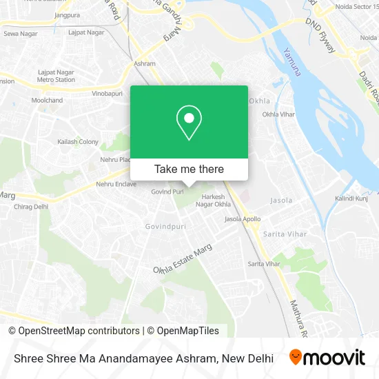 Shree Shree Ma Anandamayee Ashram map