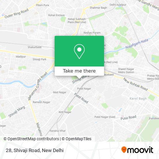 28, Shivaji Road map