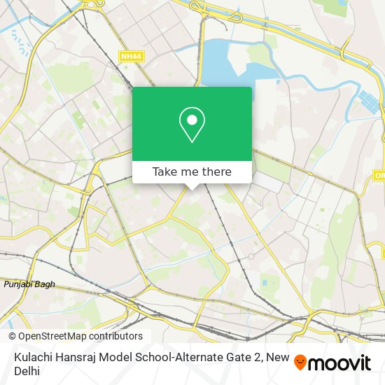 Kulachi Hansraj Model School-Alternate Gate 2 map