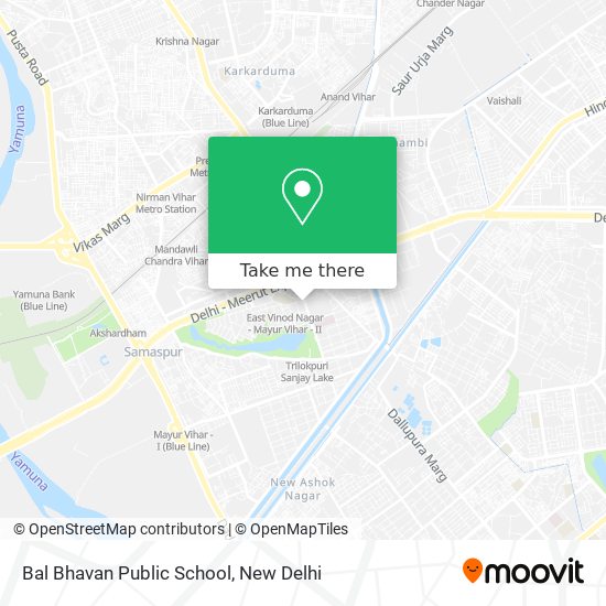 Bal Bhavan Public School map