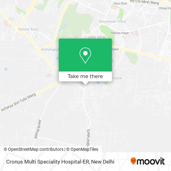 Cronus Multi Speciality Hospital-ER map