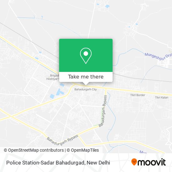 Police Station-Sadar Bahadurgad map