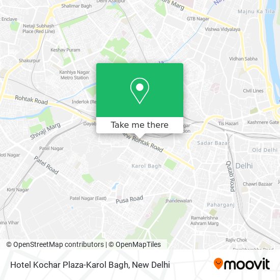 Hotel Kochar Plaza-Karol Bagh map
