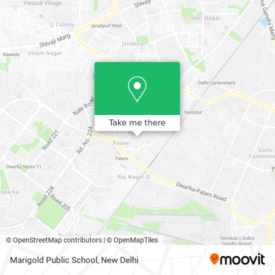 Marigold Public School map