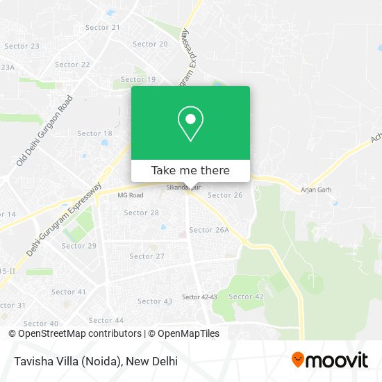 Tavisha Villa (Noida) map