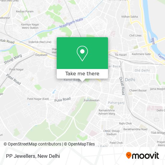 PP Jewellers map