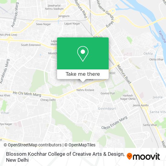 Blossom Kochhar College of Creative Arts & Design map