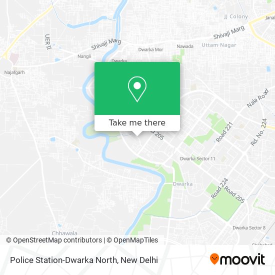 Police Station-Dwarka North map
