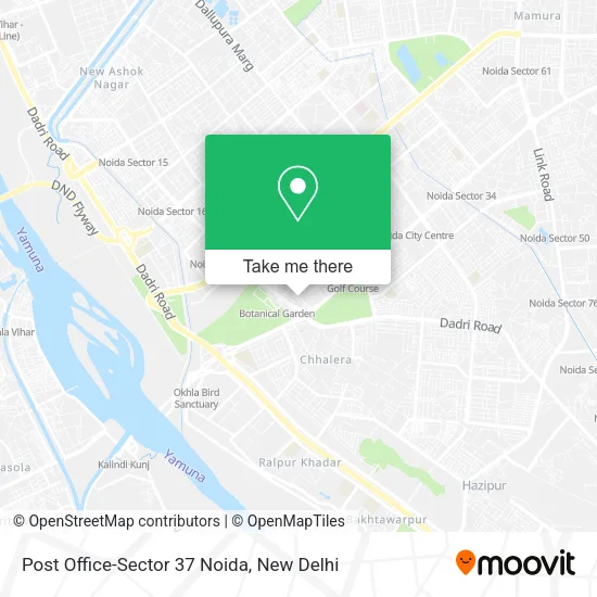 Post Office-Sector 37 Noida map