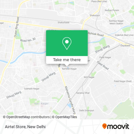 Airtel Store map