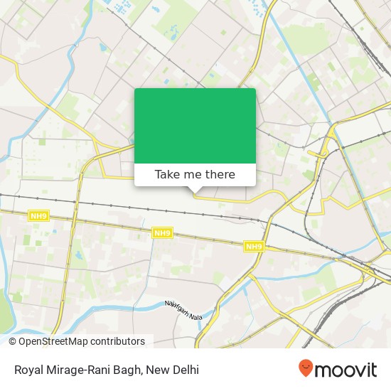 Royal Mirage-Rani Bagh map