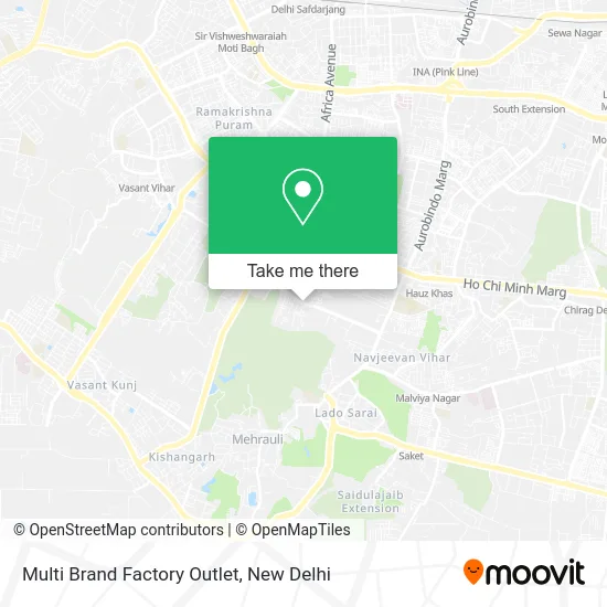 Multi Brand Factory Outlet map