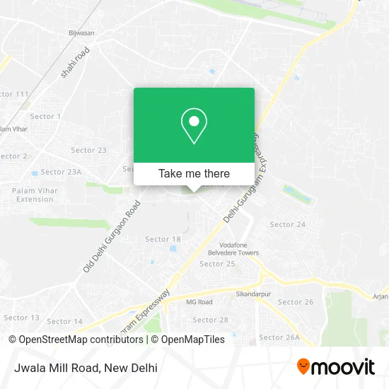 Jwala Mill Road map