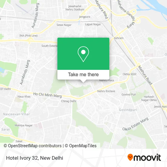 Hotel Ivory 32 map