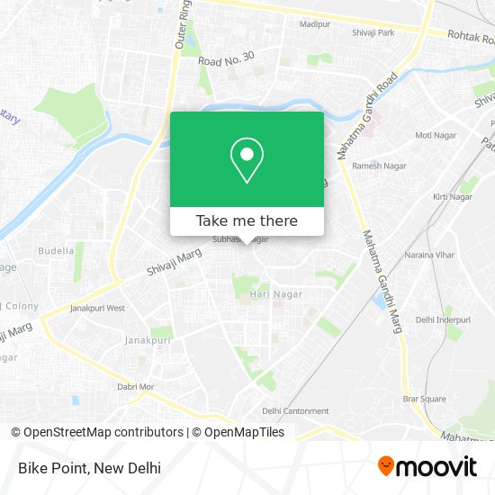 Bike Point map