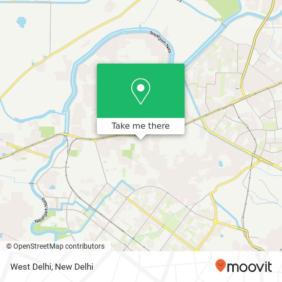 West Delhi map