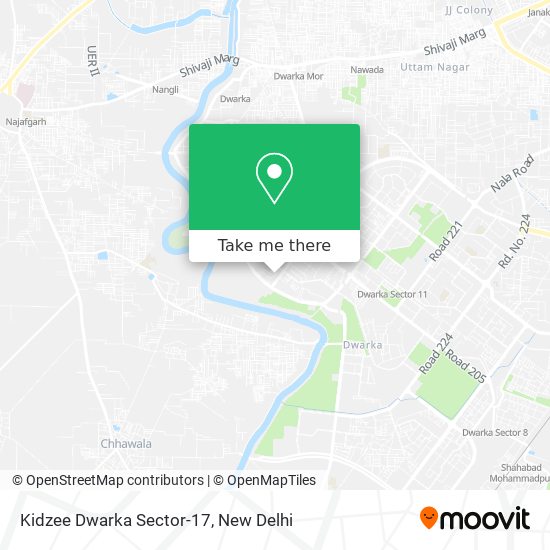 Kidzee Dwarka Sector-17 map