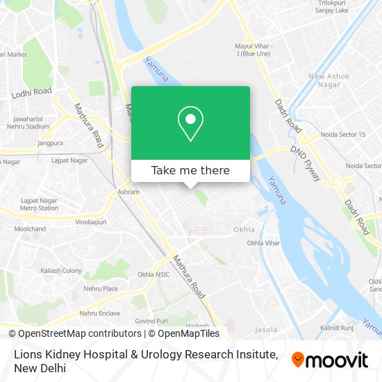 Lions Kidney Hospital & Urology Research Insitute map