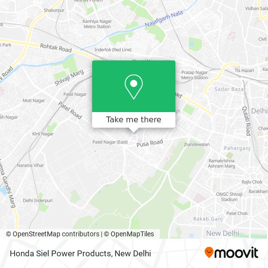 Honda Siel Power Products map