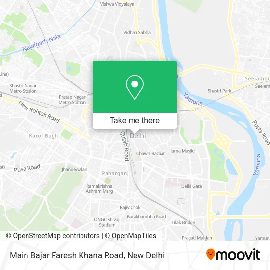 Main Bajar Faresh Khana Road map