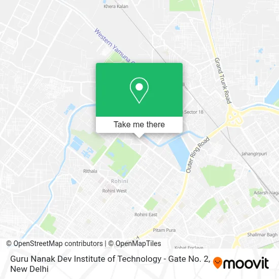 Guru Nanak Dev Institute of Technology-Gate No 2 map