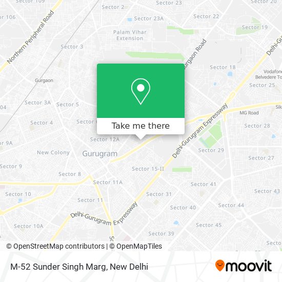 M-52 Sunder Singh Marg map