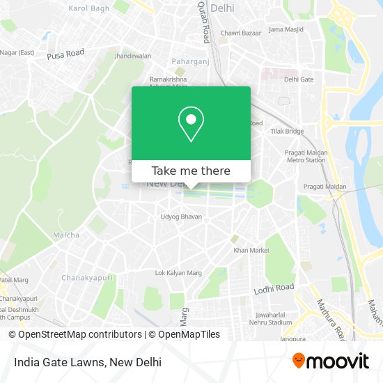 India Gate Lawns map