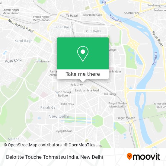 Deloitte Touche Tohmatsu India map