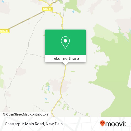 Chattarpur Main Road map