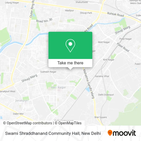 Swami Shraddhanand Community Hall map