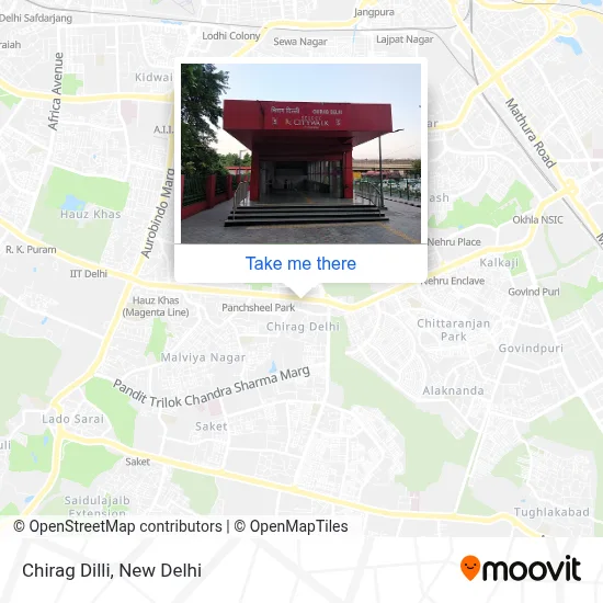 Chirag Dilli map