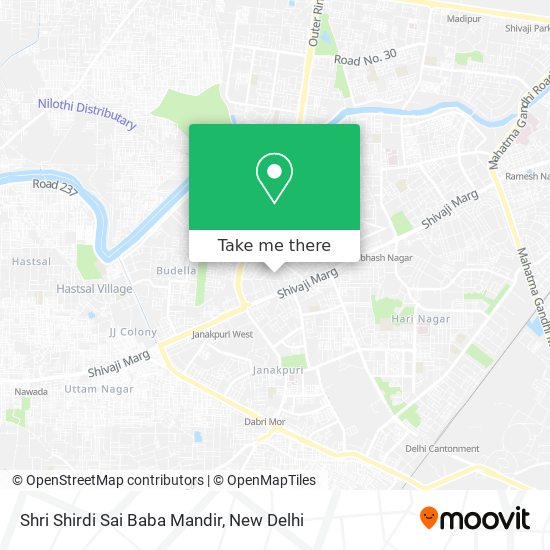 Shri Shirdi Sai Baba Mandir map