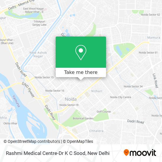 Rashmi Medical Centre-Dr K C Sood map