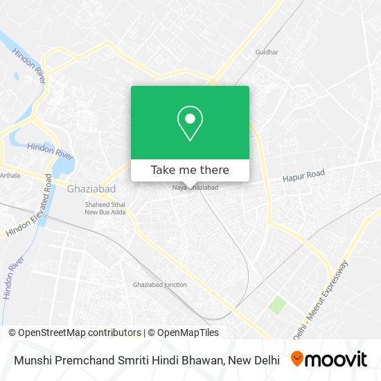Munshi Premchand Smriti Hindi Bhawan map