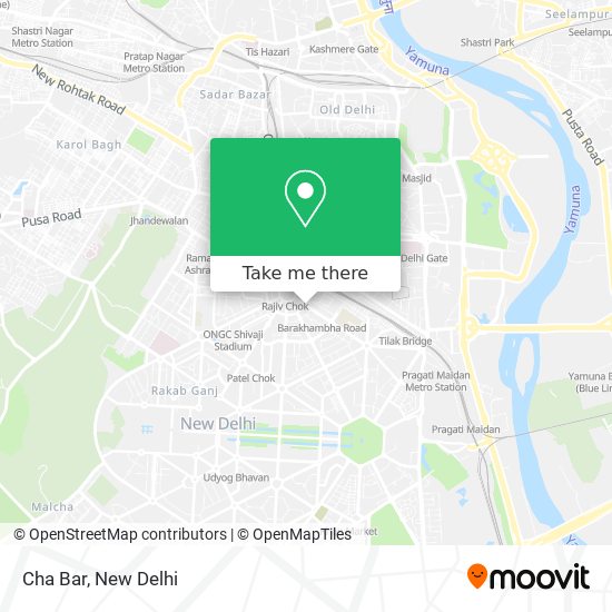 How to get to Cha Bar in Delhi by Bus Metro or Train