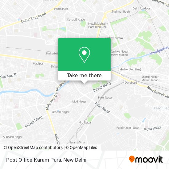 Post Office-Karam Pura map